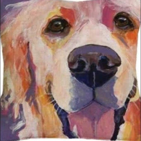 Other - Pillow Cover- New - Happy Dog
